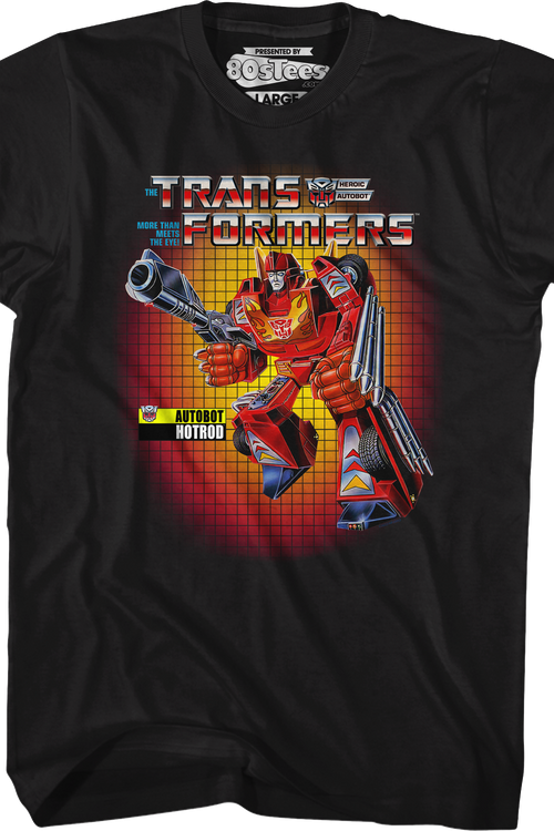Box Art Hot Rod Transformers T-Shirt