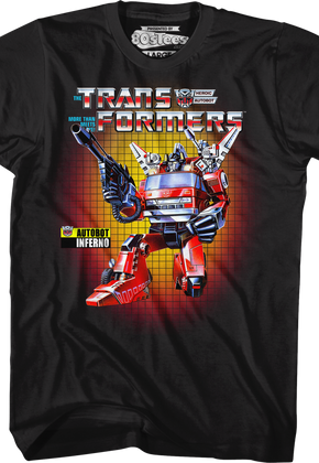 Box Art Inferno Transformers T-Shirt