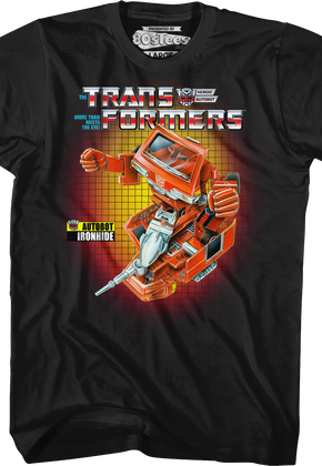 Box Art Ironhide Transformers T-Shirt