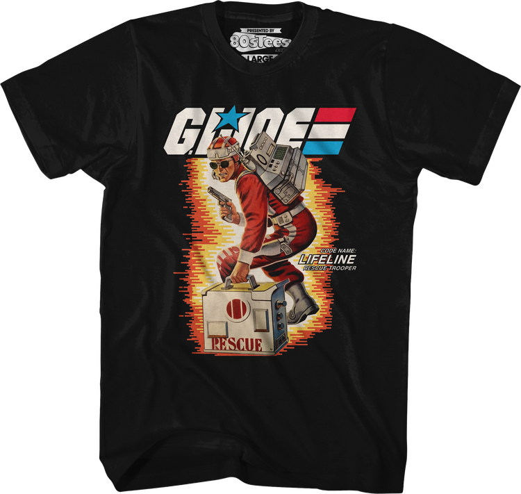 Box Art Lifeline GI Joe T-Shirt