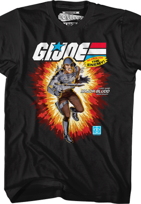 Box Art Major Bludd GI Joe T-Shirt
