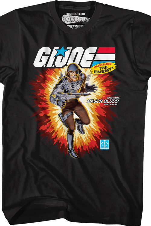 Box Art Major Bludd GI Joe T-Shirt