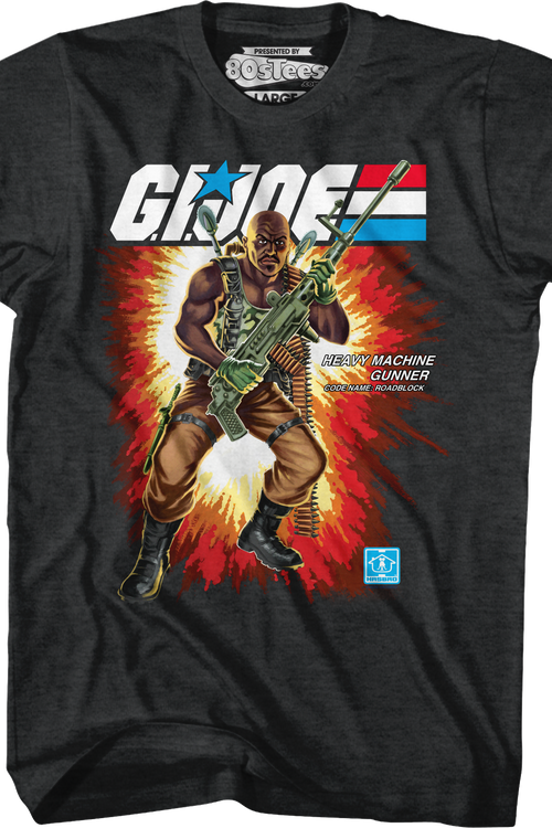 Box Art Roadblock GI Joe T-Shirt