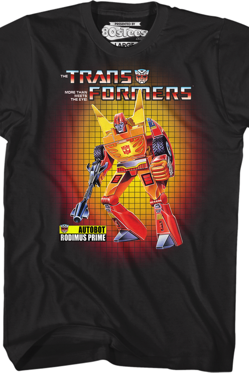 Box Art Rodimus Prime Transformers T-Shirt