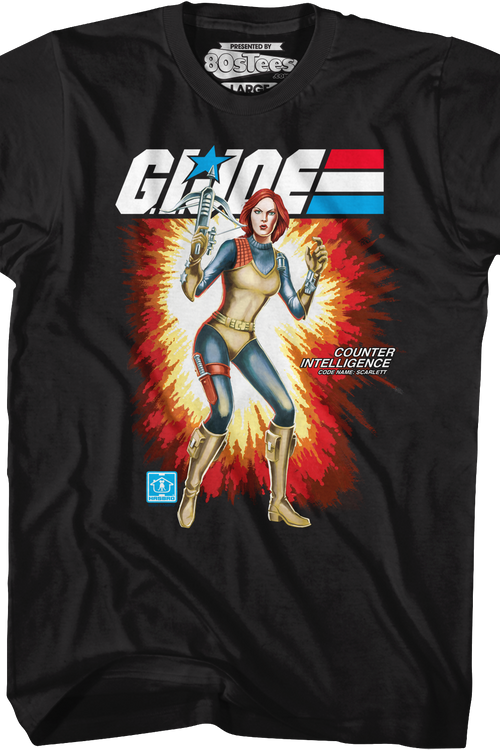 Box Art Scarlett GI Joe T-Shirt