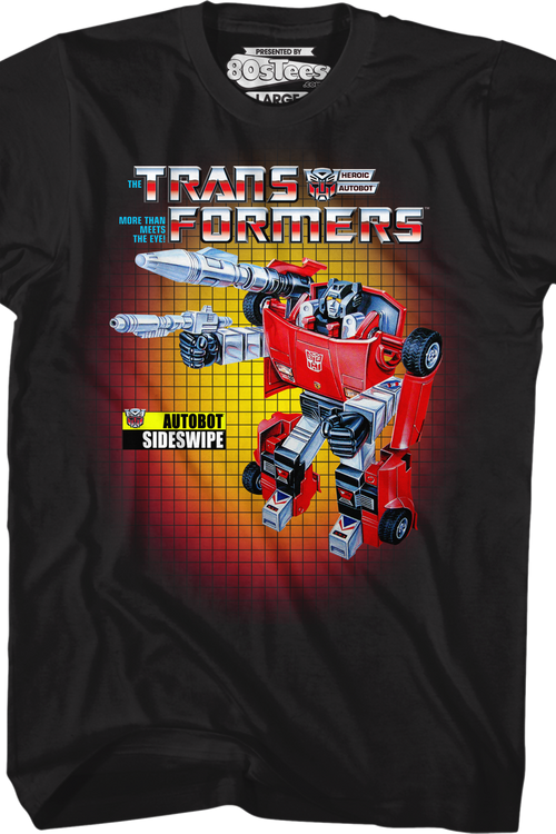 Box Art Sideswipe Transformers T-Shirt