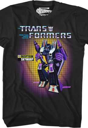 Box Art Skywarp Transformers T-Shirt