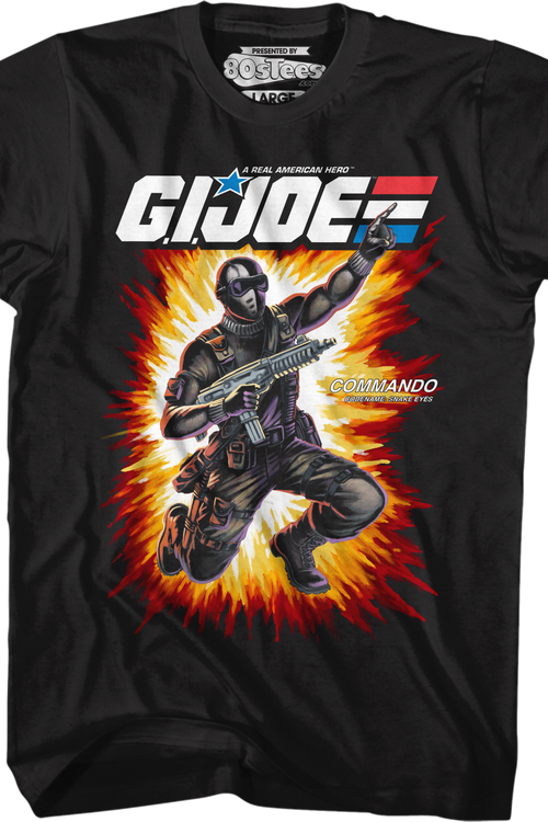 Box Art Snake Eyes GI Joe T-Shirt