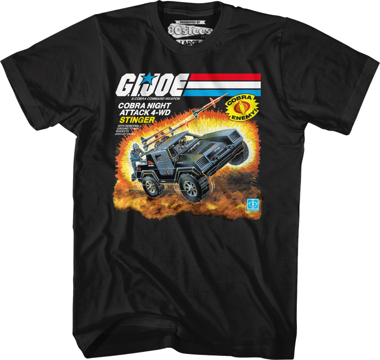 Box Art Stinger GI Joe T-Shirt