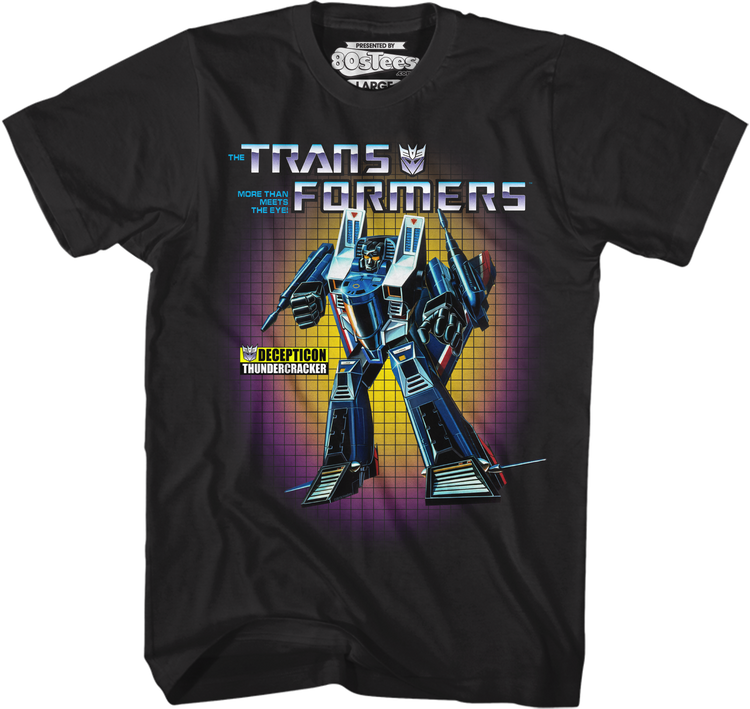Box Art Thundercracker Transformers T-Shirt