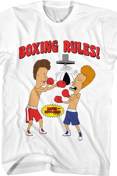 Boxing Rules Beavis And Butt-Head T-Shirt