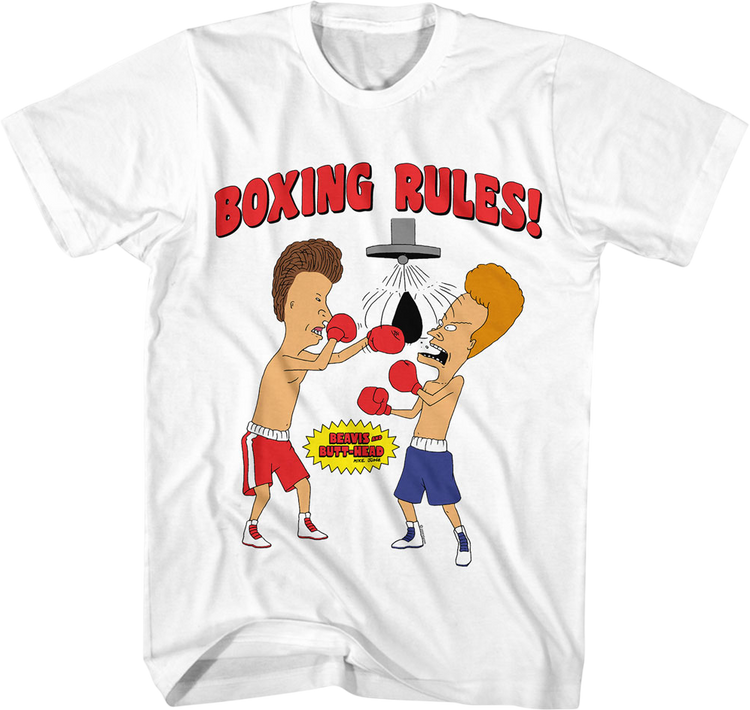 Boxing Rules Beavis And Butt-Head T-Shirt