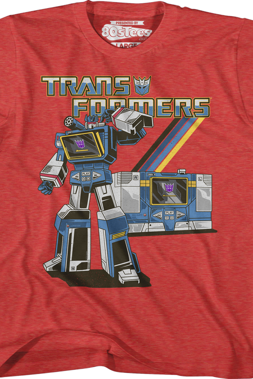 Boys Retro Soundwave Transformers Shirt