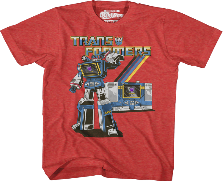 Boys Retro Soundwave Transformers Shirt