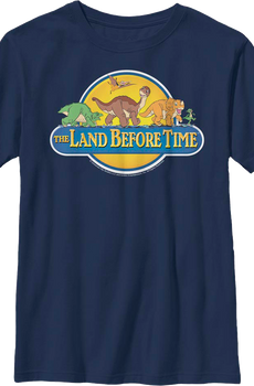 Boys Youth Classic Logo Land Before Time Shirt