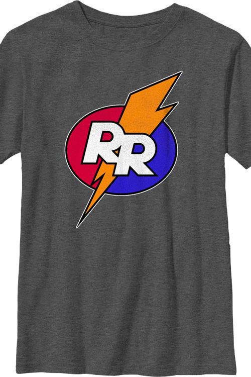 Boys Youth Lightning Bolt Logo Chip 'n Dale Rescue Rangers Shirt
