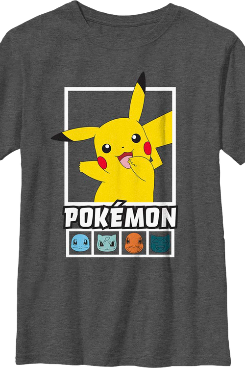 Boys Youth Pikachu And Pals Pokemon Shirt