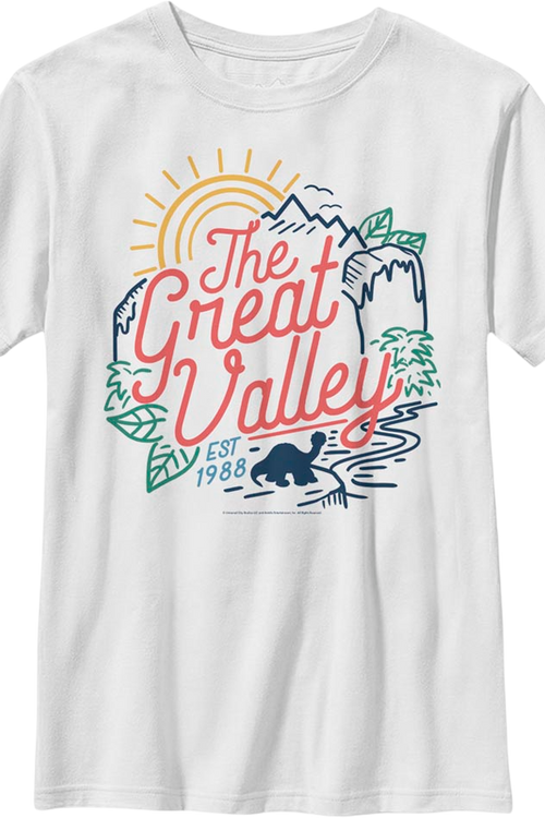 Boys Youth The Great Valley Land Before Time Shirt