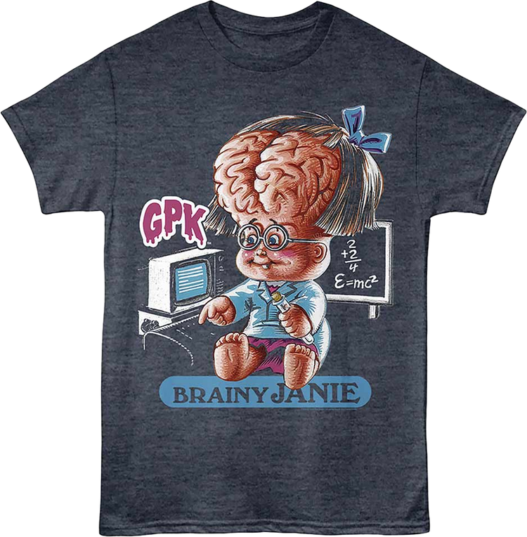 Brainy Janie Garbage Pail Kids T-Shirt