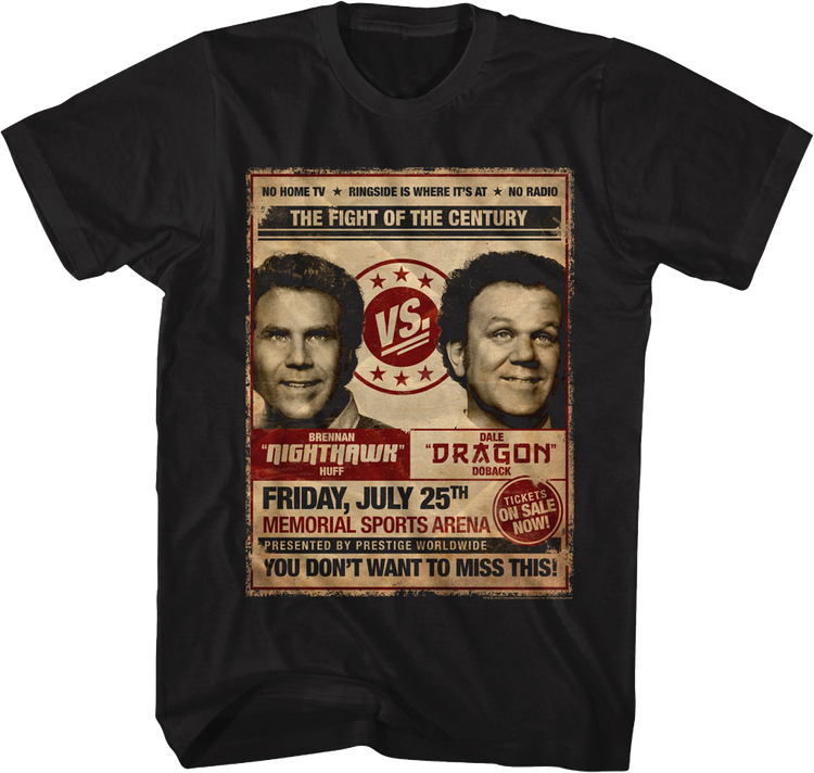Brennan Huff vs. Dale Doback Step Brothers T-Shirt