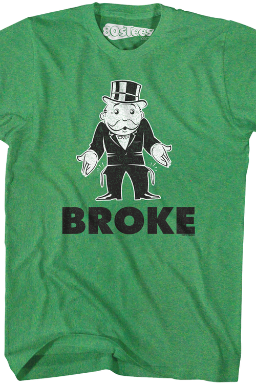Broke Monopoly Rich Uncle Moneybags T-Shirt