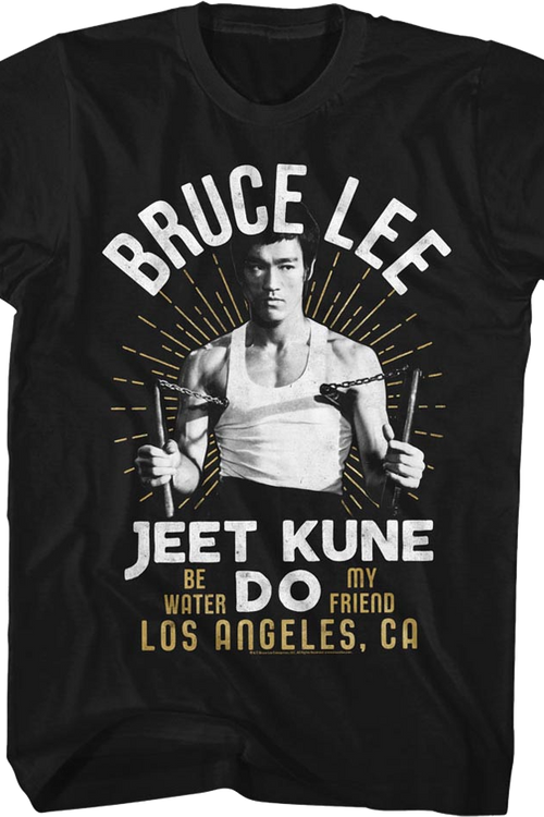 Vintage Jeet Kune Do Be Water My Friend Bruce Lee T-Shirt