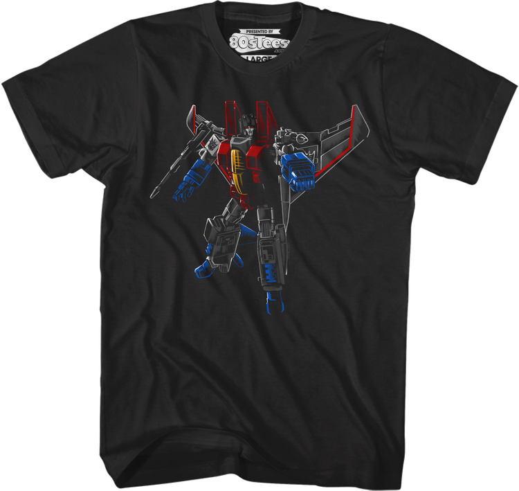 Brush Stroked Starscream Transformers T-Shirt