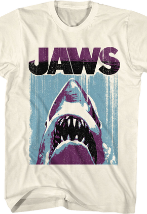 Brushstroke Poster Jaws T-Shirt