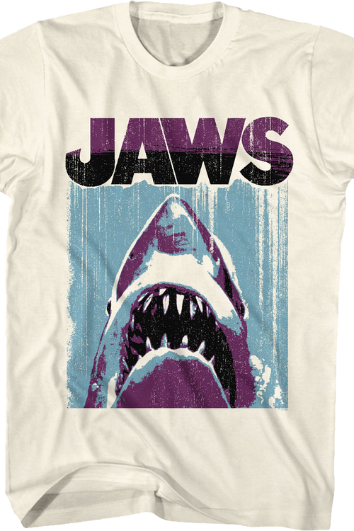 Brushstroke Poster Jaws T-Shirt