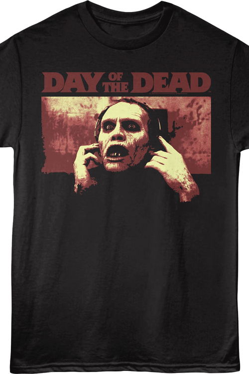 Bub's Headphones Day Of The Dead T-Shirt