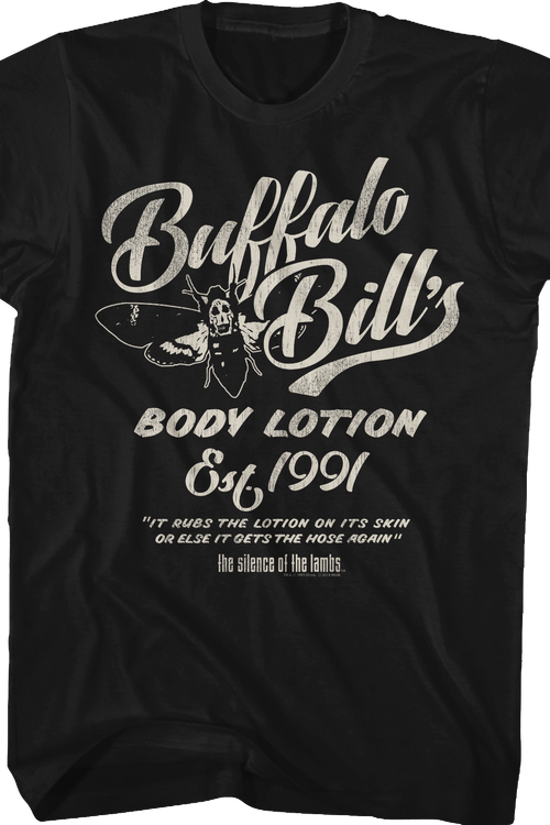 Buffalo Bill's Body Lotion Silence of the Lambs T-Shirt