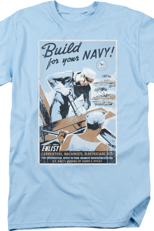 Build For Your Navy T-Shirt
