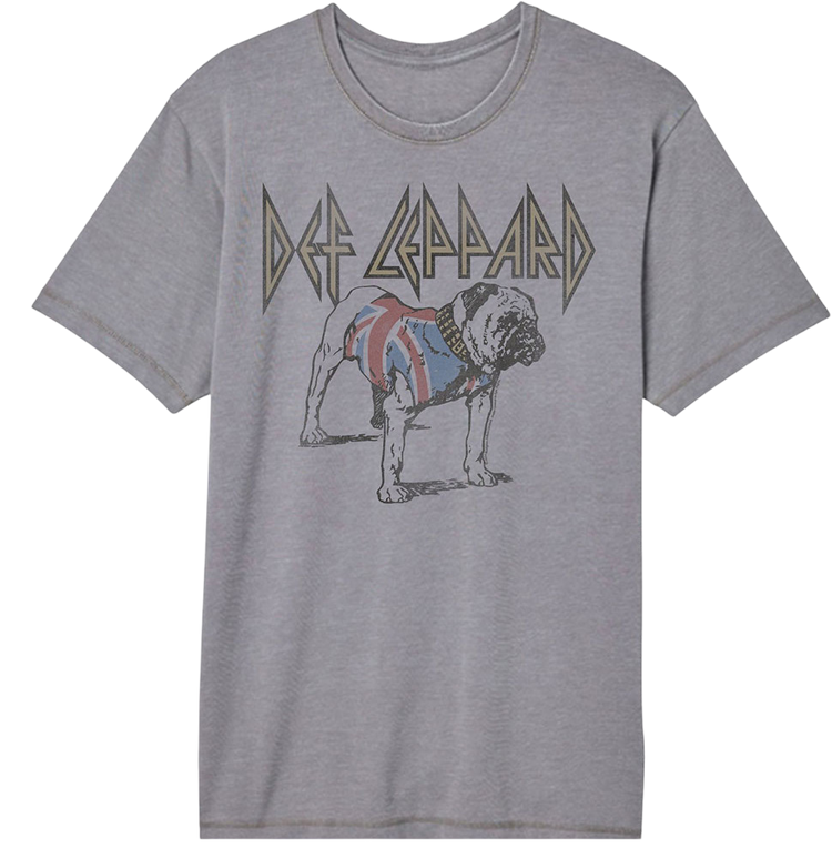 Bulldog Def Leppard Vintage Wash T-Shirt