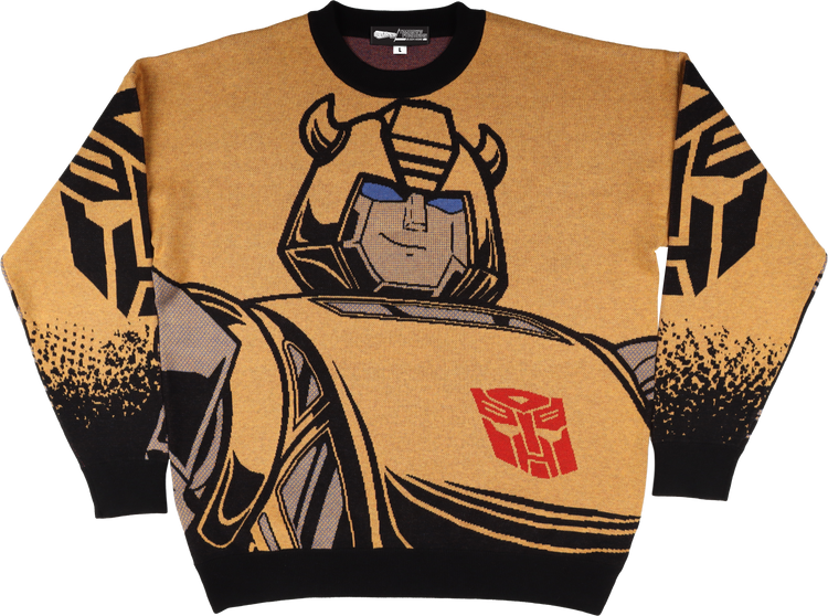 Bumblebee Transformers Knitted Sweater