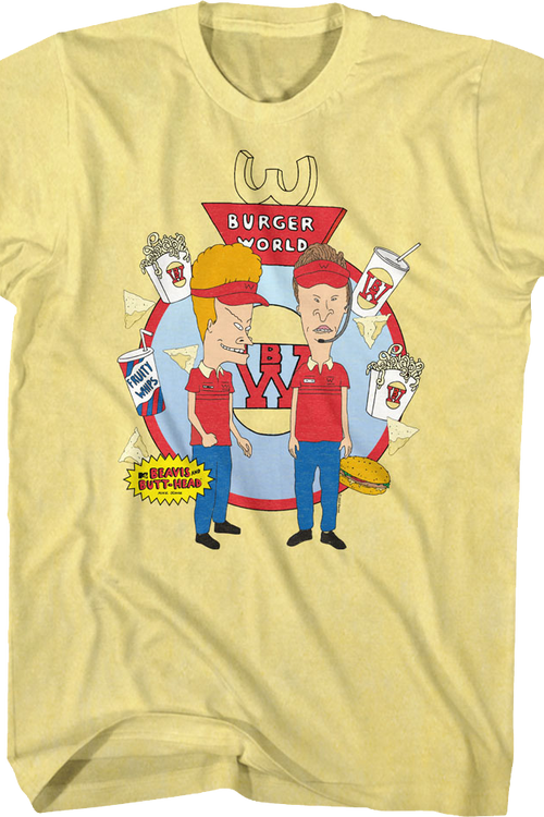 Burger World Beavis And Butt-Head T-Shirt