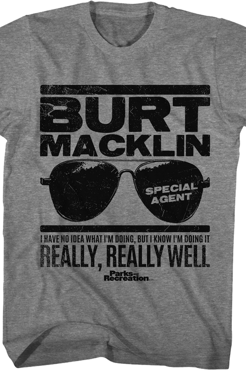 Burt Macklin Parks And Recreation T-Shirt