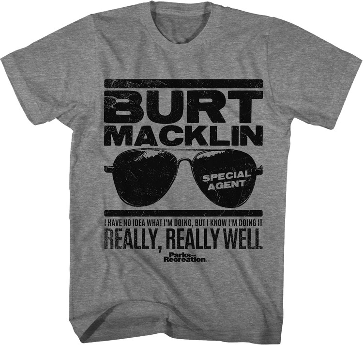 Burt Macklin Parks And Recreation T-Shirt