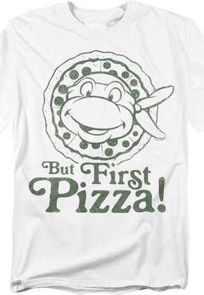 But First Pizza Teenage Mutant Ninja Turtles T-Shirt