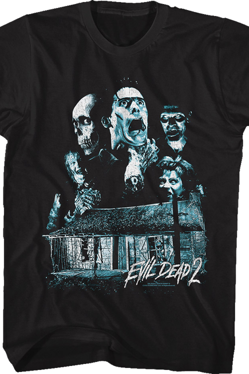 Cabin Collage Evil Dead T-Shirt