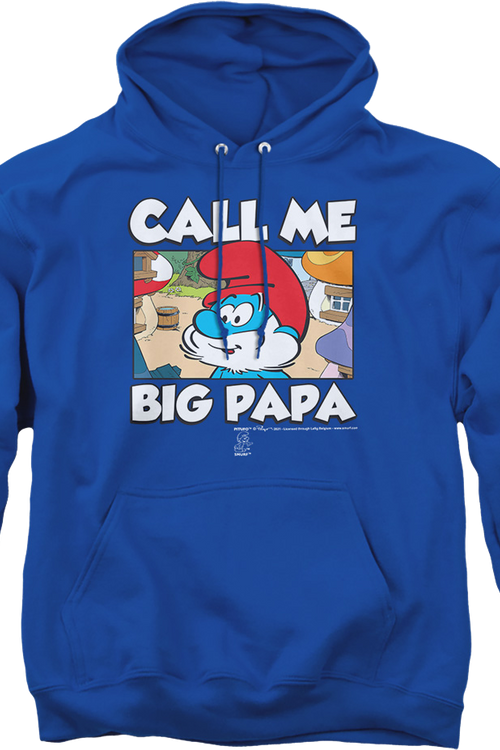 Call Me Big Papa Smurfs Hoodie