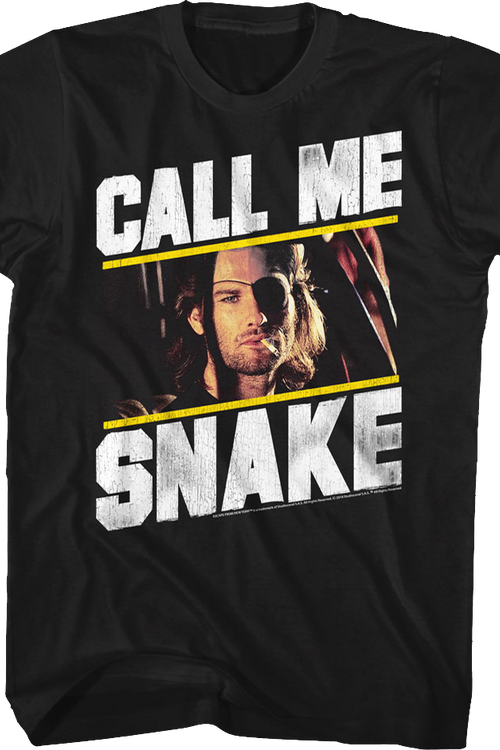 Call Me Snake Escape From New York Shirt