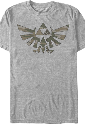 Camouflage Triforce Legend of Zelda T-Shirt
