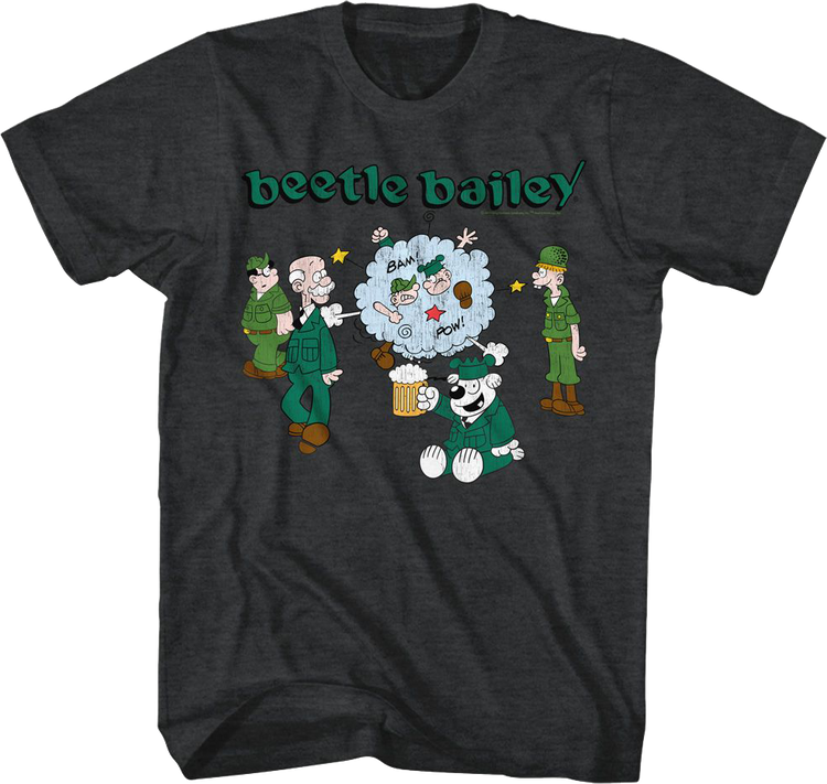 Camp Swampy Characters Beetle Bailey T-Shirt