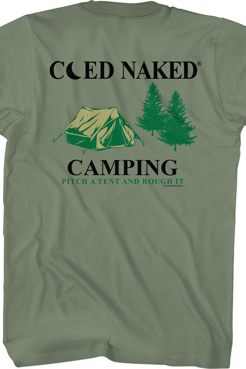 Camping Coed Naked T-Shirt