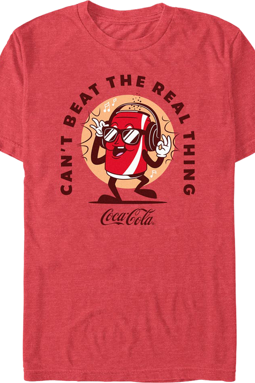 Red Can't Beat The Real Thing Coca-Cola T-Shirt