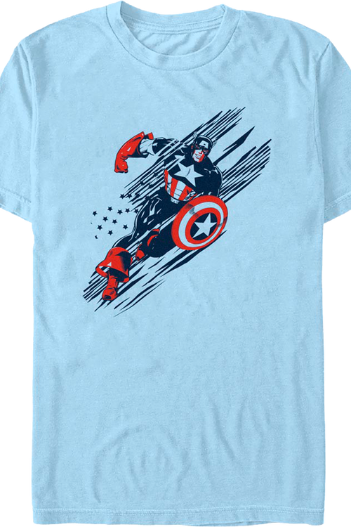 Captain America Swift Justice Marvel Comics T-Shirt