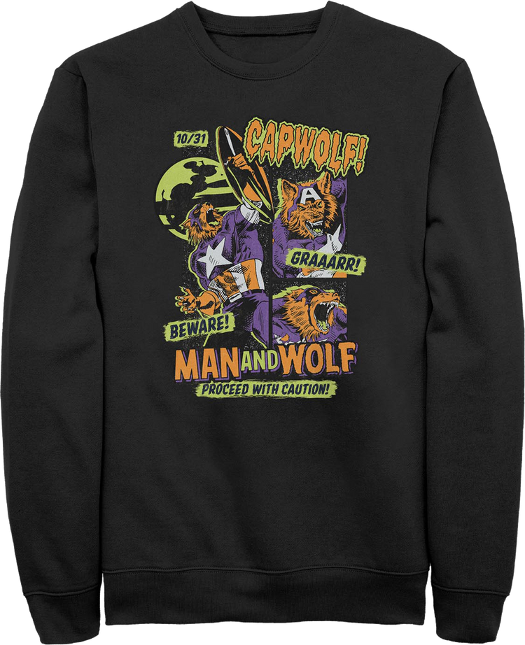Capwolf Marvel Comics Sweatshirt