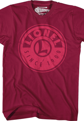 Cardinal Red Logo Lionel Trains T-Shirt