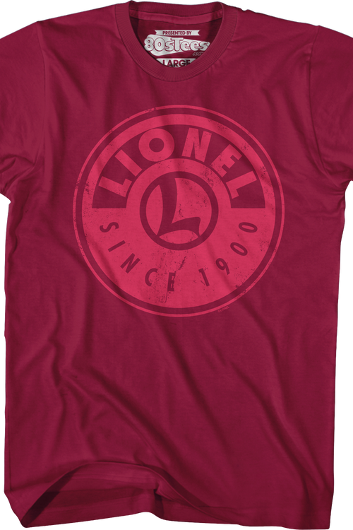 Cardinal Red Logo Lionel Trains T-Shirt
