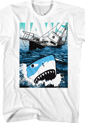 Cartoon Shark Jaws T-Shirt